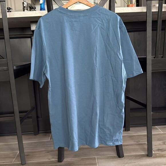 NWT Aelfric Eden Blue Graphic T-Shirt Oversized Tee Unisex XL Short Sleeves Crew - Picture 7 of 9